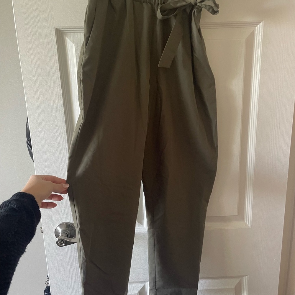 Zara Olive Green Women's Pants